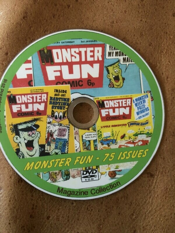 Monster Fun Comic 75 Issues -  DVD ROM