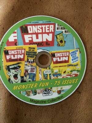 Monster Fun Comic 75 Issues - DVD ROM