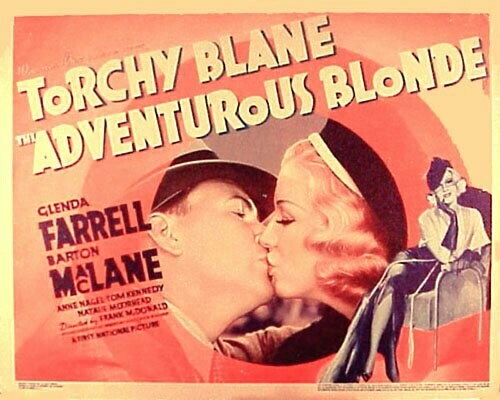 The Adventurous Blonde  DVD - (1937) - Glenda Farrell, Barton MacLane**