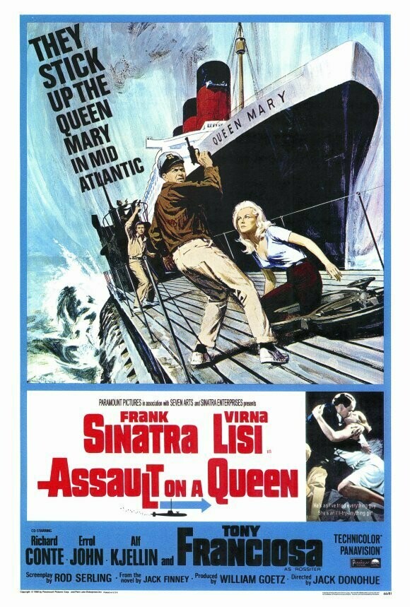 Assault On A Queen DVD - (1966) - Frank Sinatra, Virna Lisi, Anthony Franciosa