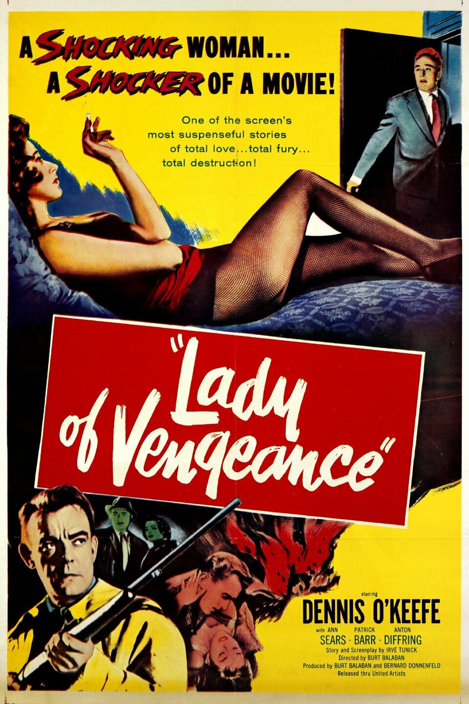 Lady Of Vengeance DVD - (1957) - Dennis O'Keefe**
