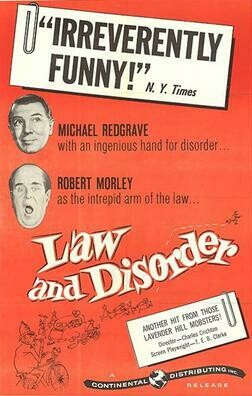 Law And Disorder DVD - (1958) - Michael Redgrave, Robert Morley**