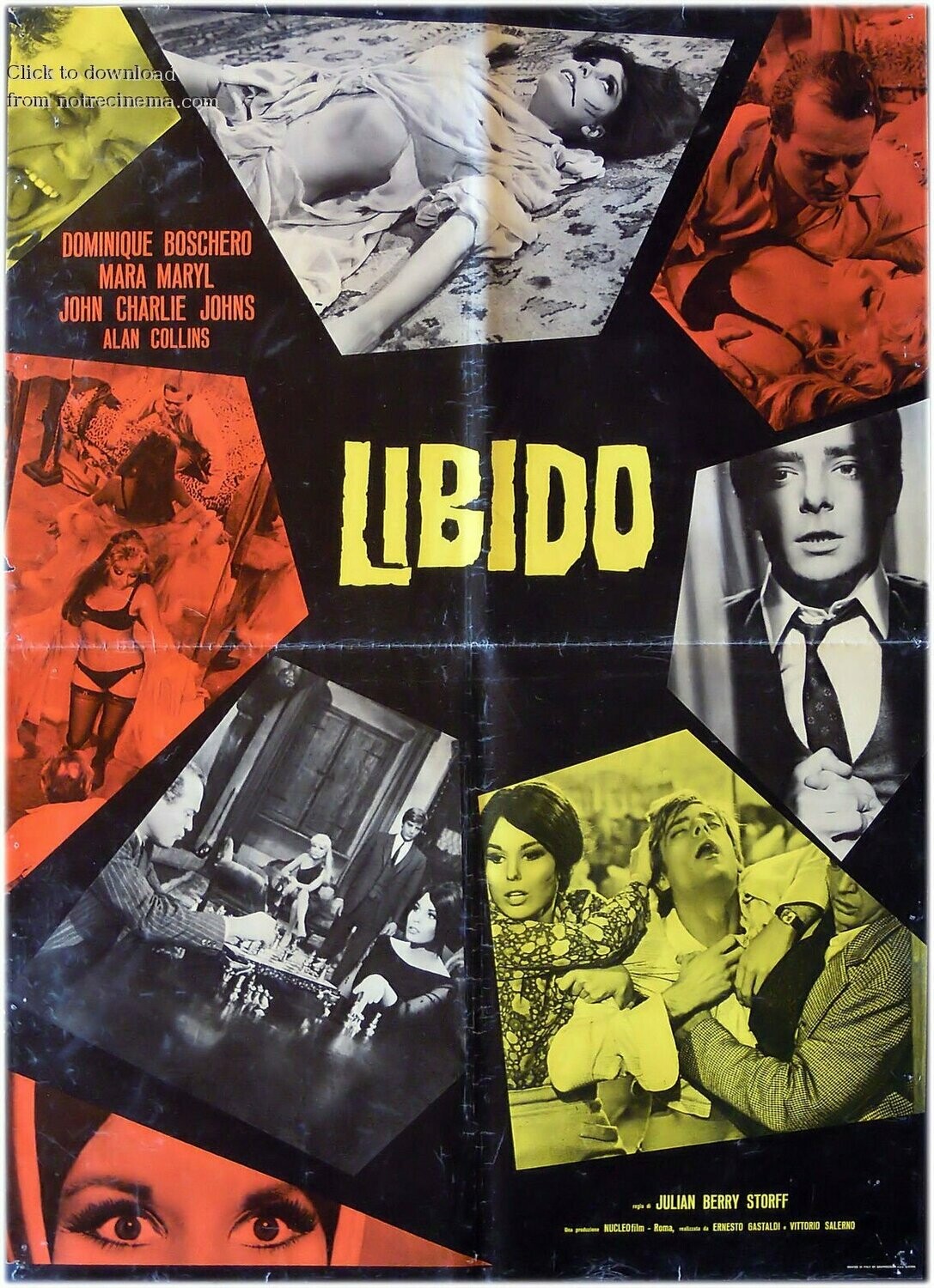 Libido DVD - (1965) - Giancarlo Giannini, Dominique Boschero, Luciano Pigozzi**