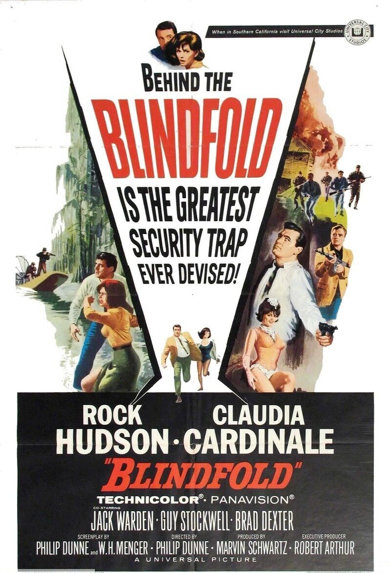 Blindfold DVD - (1965) - Rock Hudson, Claudia Cardinale