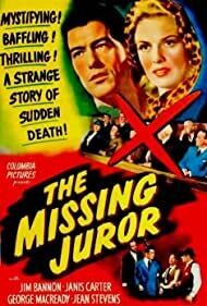 The Missing Juror DVD - (1944) - Jim Bannon, Janis Carter, George Macready, Jean Stevens**