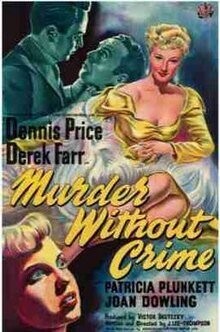 Murder Without Crime DVD - (1950) - Dennis Price, Derek Farr, Patricia Plunkett, Joan Dowling