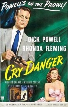 Cry Danger  DVD - (1951) -  Dick Powell, Rhonda Fleming**