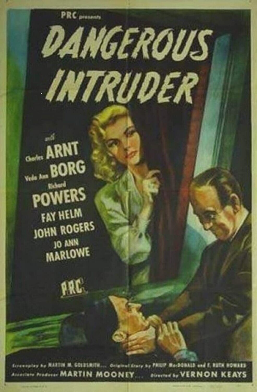 Dangerous Intruder DVD - (1945) -   Charles Arnt, Veda Ann Borg, Richard Powers