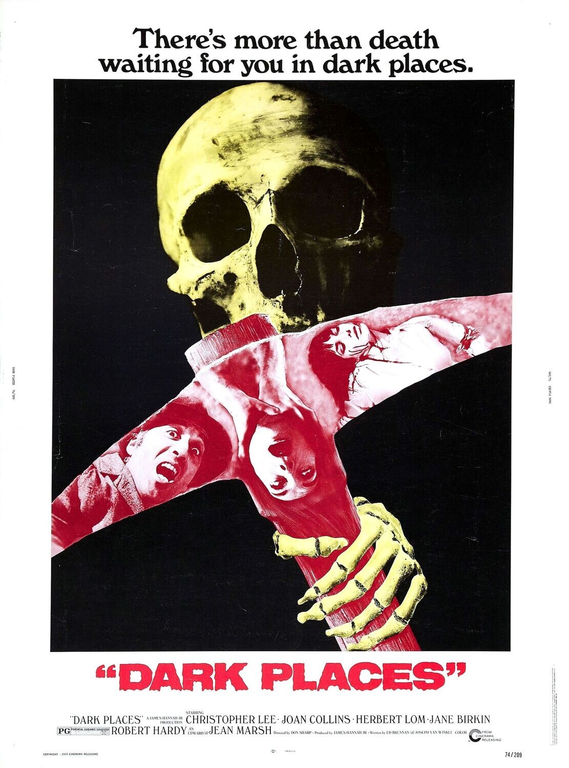 Dark Places DVD - (1973) -Christopher Lee, Joan Collins, Herbert Lom​