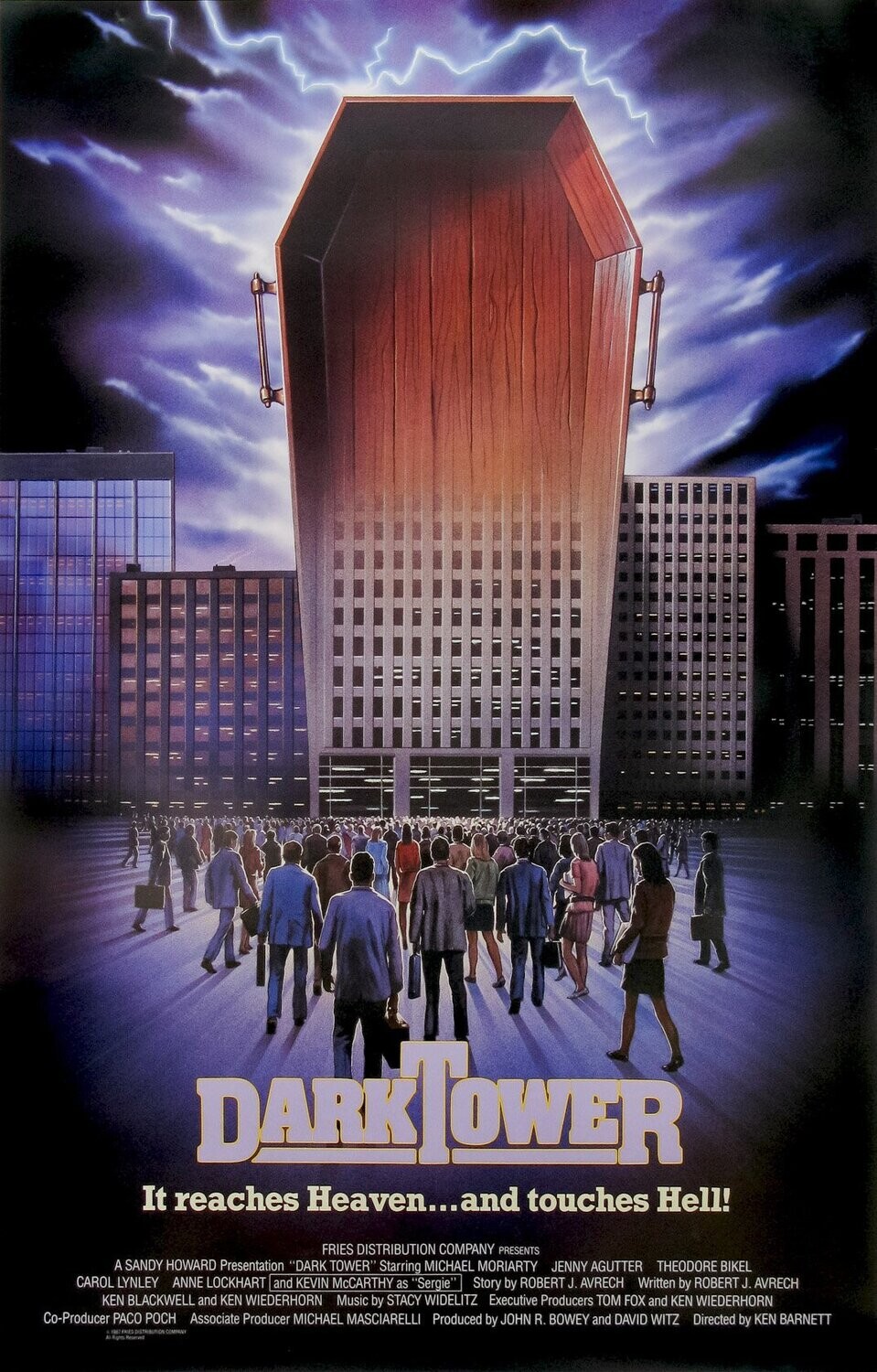 Dark Tower DVD 1989 Michael Moriarty Jenny Agutter Carol Lynley Theodore Bikel Anne Lockhart