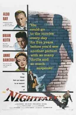 Nightfall  DVD - (1956) - Aldo Ray, Brian Keith, Anne Bancroft**