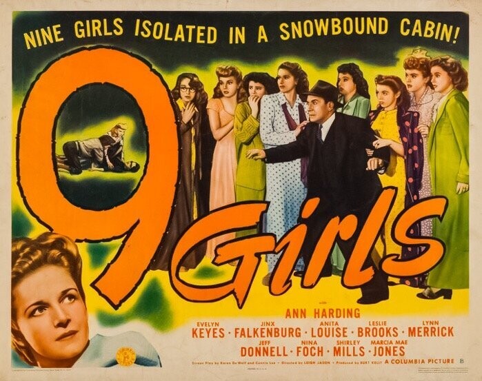 Nine Girls DVD - (1944) - Ann Harding, Evelyn Keyes, Jinx Falkenburg