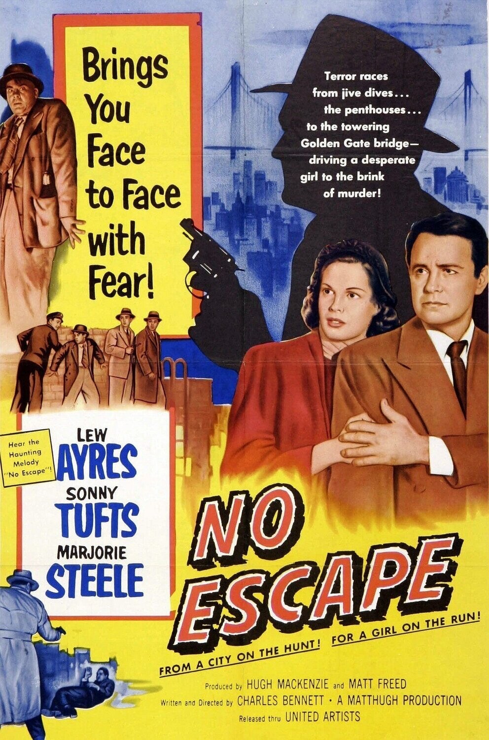No Escape DVD - (1953) -  Lew Ayres ,Sonny Tufts, Marjorie Steele**