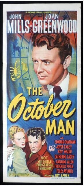 The October Man DVD - (1947) -  John Mills, Joan Greenwood, Kay Walsh
