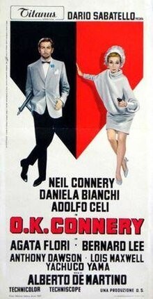 OK Connery DVD - (1967) -  Neil Connery, Daniela Bianchi, Adolfo Celi, Agata Flori, Bernard Lee, Anthony Dawson, Lois Maxwell, Yee-Wah Yang