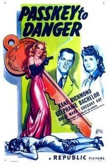Passkey To Danger DVD - (1946) -  Kane Richmond, Stephanie Bachelor, Adele Mara, Gregory Gaye, Gerald Mohr, John Eldredge**