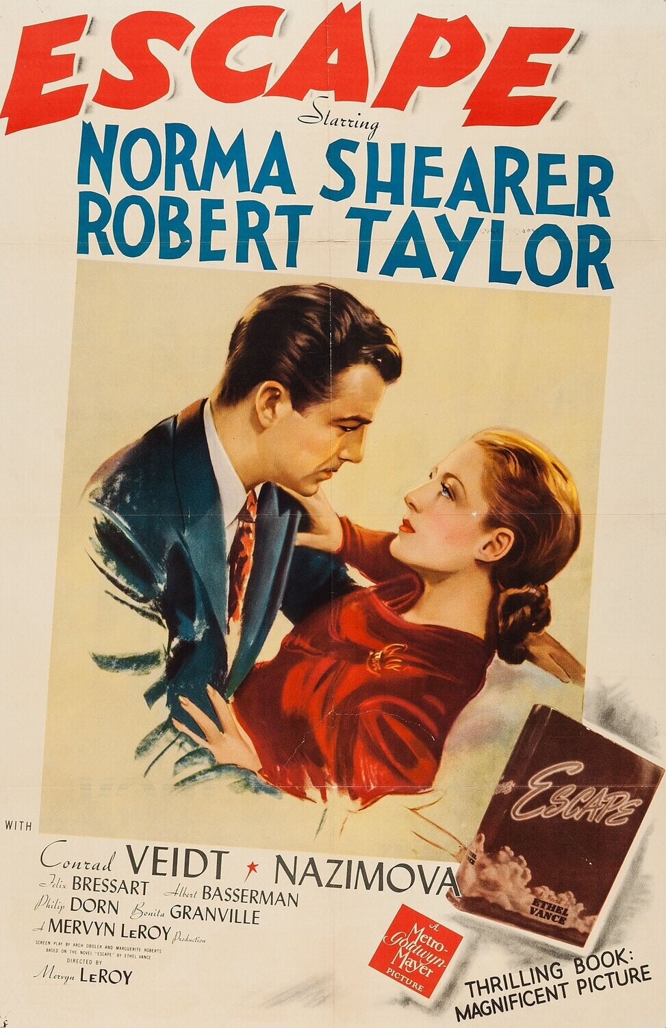 Escape  DVD - (1940) - Norma Shearer, Robert Taylor, Conrad Veidt, Alla Nazimova​**