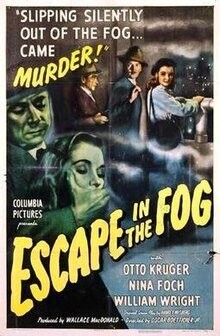 Escape In The Fog  DVD - (1945) -Otto Kruger, Nina Foch, William Wright**
