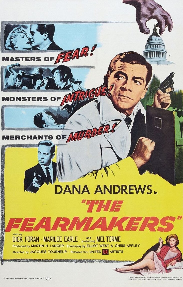 The Fearmakers DVD - (1958) - Dana Andrews**