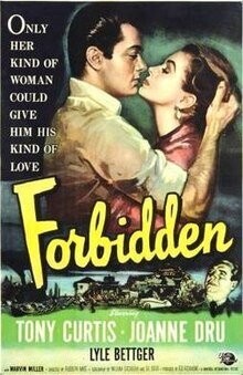 Forbidden  DVD - (1953) - Tony Curtis, Joanne Dru, Lyle Bettger**