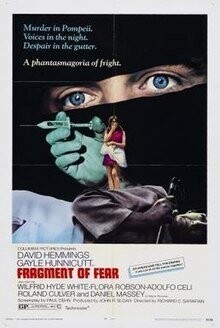 Fragment Of Fear  DVD - (1970) -  David Hemmings, Gayle Hunnicutt, Flora Robson, Arthur Lowe