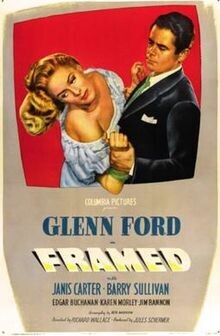 Framed DVD - (1947) - Glenn Ford**