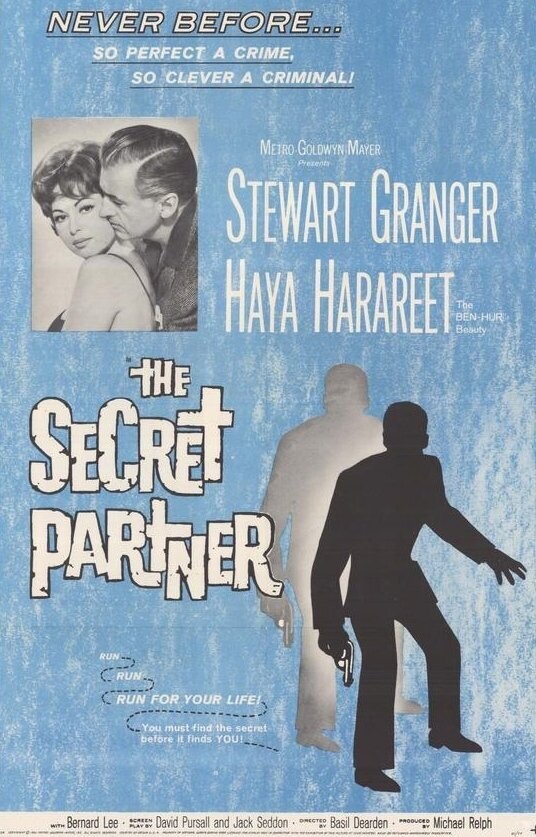 The Secret Partner DVD - (1961) - Stewart Granger, Haya Harareet, Bernard Lee