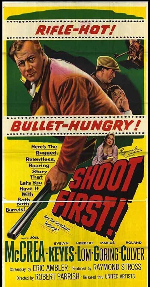 Shoot First DVD - (1953) - Joel McCrea, Evelyn Keyes, Herbert Lom