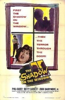 Shadow On The Window DVD - (1957) -  Philip Carey, Betty Garrett, John Drew Barrymore, Jerry Mathers**