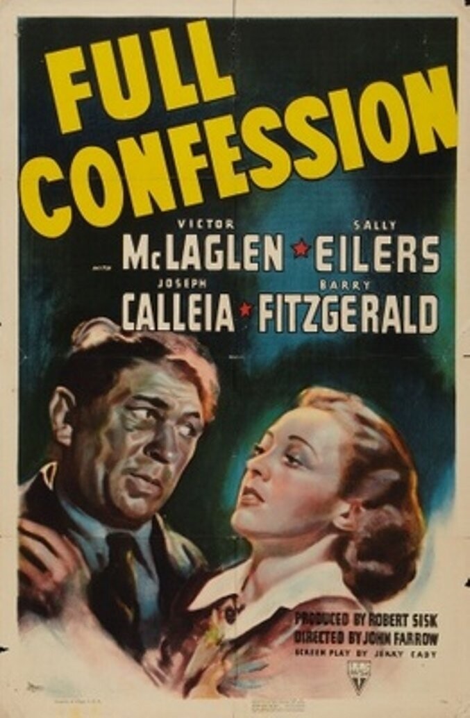 Full Confession DVD - (1939) -  Victor McLaglen, Sally Eilers, Barry Fitzgerald, Joseph Calleia**