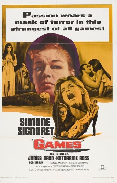 Games DVD - (1967) -  Simone Signoret, James Caan ,Katherine Ross