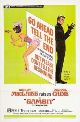 Gambit DVD - (1966) - Shirley MacLaine, Michael Caine, Herbert Lom, Roger C. Carmel, Arnold Moss