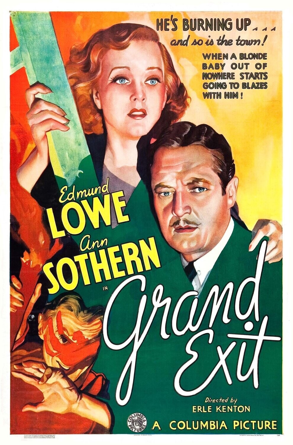 Grand Exit DVD - (1935) - Edmund Lowe, Ann Sothern