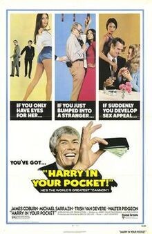 Harry In Your Pocket DVD - (1973) - James Coburn, Michael Sarrazin, Trish Van Devere, Walter Pidgeon​