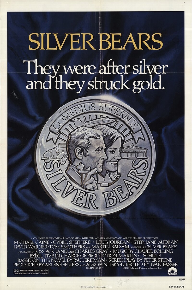 Silver Bears DVD - (1978) -  Michael Caine, Cybill Shepherd, Louis Jourdan, Stéphane Audran, David Warner, Tom Smothers, Martin Balsam, Joss Ackland, Charles Gray**