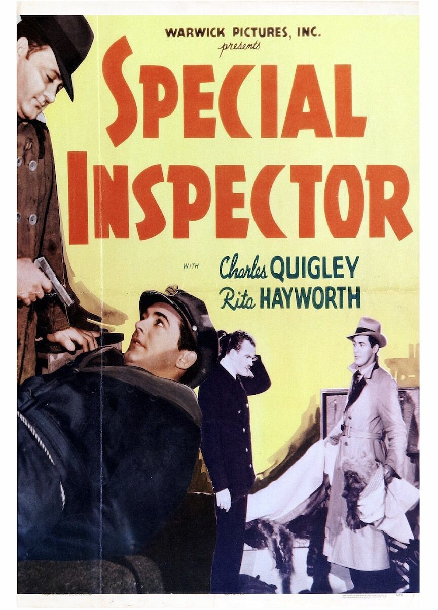 Special Inspector DVD - (1938) -  Charles Quigley, Rita Hayworth, George McKay**