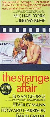 The Strange Affair DVD - (1968) - Michael York, Jeremy Kemp, Susan George