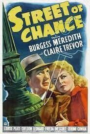 Street Of Chance DVD - (1942) -  Burgess Meredith, Claire Trevor**
