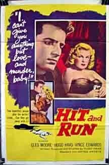 Hit And Run DVD - (1957) -  Cleo Moore, Hugo Haas, Vince Edwards**