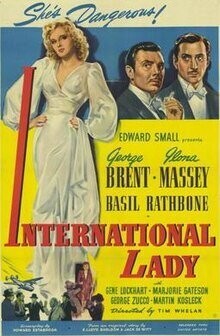 International Lady DVD - (1941) - George Brent, Ilona Massey, Basil Rathbone​