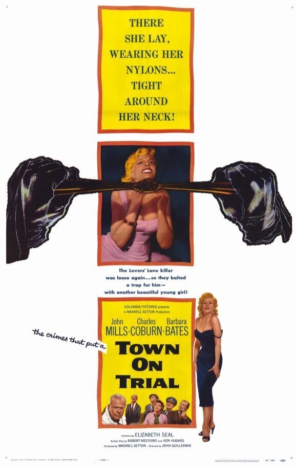 Town On Trial DVD - (1957) - John Mills, Charles Coburn, Barbara Bates, Derek Farr, Alec McCowen