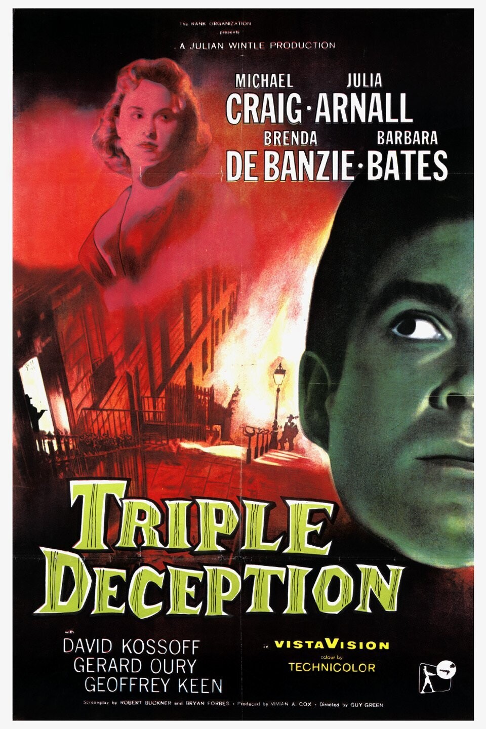 Triple Deception DVD - (1956) -  Michael Craig, Julia Arnall, Brenda de Banzie**