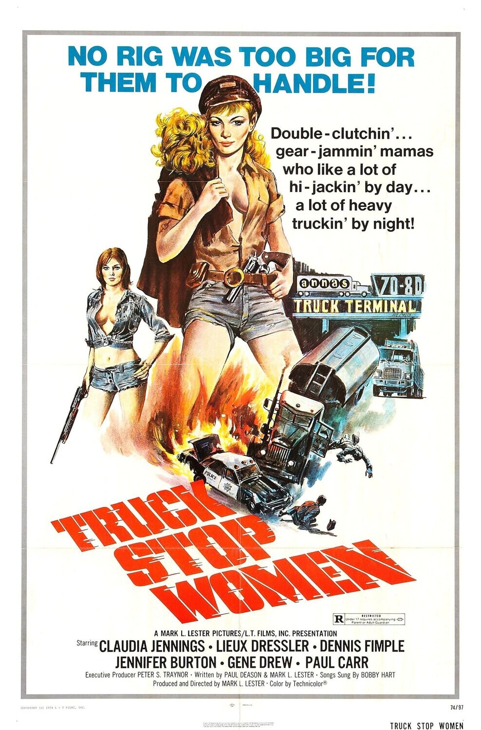 Truck Stop Women DVD - (1974) - Claudia Jennings, Lieux Dressler, Dennis Fimple, Gene Drew, Paul Carr**