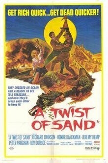 A Twist Of Sand  DVD - (1968) - Richard Johnson, Honor Blackman, Jeremy Kemp, Peter Vaughan