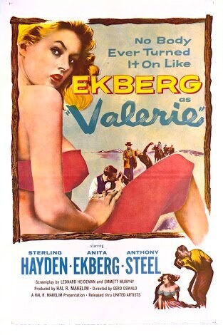 Valerie DVD - (1957) -  Sterling Hayden, Anita Ekberg, Anthony Steel