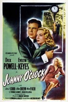 Johnny O'Clock DVD - (1947) - Dick Powell, Evelyn Keyes, Lee J. Cobb