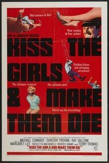 Kiss The Girls And Make Them Die DVD - (1966) - Michael Connors, Dorothy Provine, Raf Vallone, Margaret Lee, Nicoletta Machiavelli, Beverly Adams, Terry-Thomas