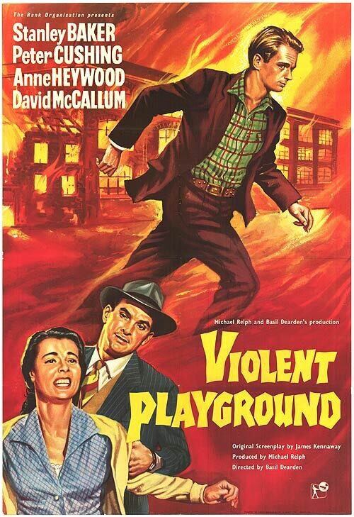 Violent Playground DVD - (1958) -  Stanley Baker, Anne Heywood, David McCallum, Peter Cushing, **