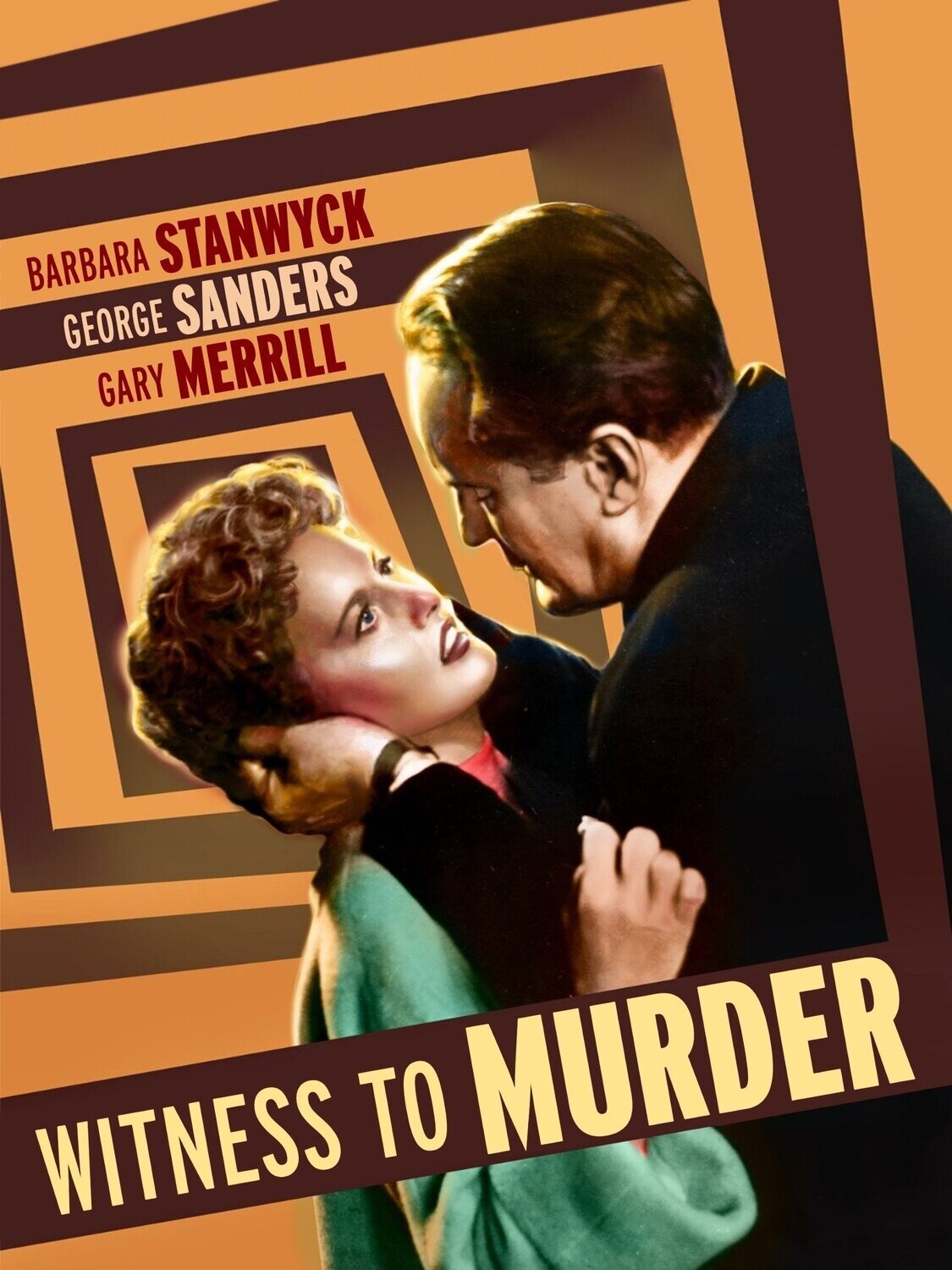 Witness To Murder DVD - (1954) - Barbara Stanwyck, George Sanders, Gary Merrill**