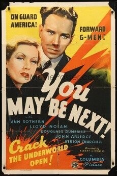 You May Be Next DVD - (1936) - Ann Sothern, Lloyd Nolan, Douglass Dumbrille**
